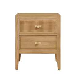 Casa Andorra 2 Drawer Bedside Cabinet - thumbnail 2