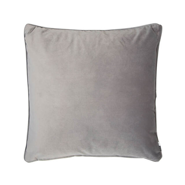 Malini Luxe Velvet Cushion, Grey