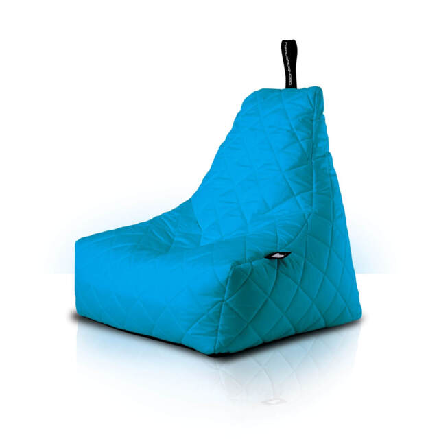 Extreme Lounging Mighty B-Bag Quilted Weather Resistant Outdoor Bean Bag, Aqua - image 1