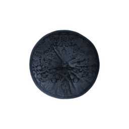 William Morris At Home Strawberry Thief Embossed Circular Cushion, 38cm, Prussia - thumbnail 2
