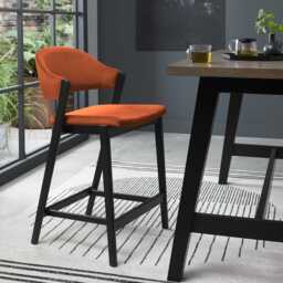 Casa Cambridge Bar Stool, Rust - thumbnail 3