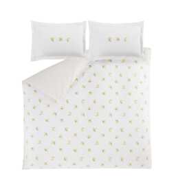Sophie Allport Lemons Duvet Set, Double, White - thumbnail 3