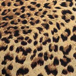 Scatter Box Gene Leopard Cushion, Orange & Brown - thumbnail 2