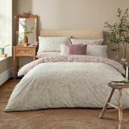 William Morris At Home Sunflower Duvet Set, Super King, Clay - thumbnail 2