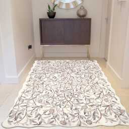 Frith Rugs Kaydon Washable Woven Rug, 230cm x 160cm, Cream Floral - thumbnail 3