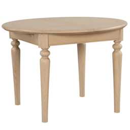 Casa Linden Round Extending Dining Table, 110-150cm, Oak - thumbnail 2