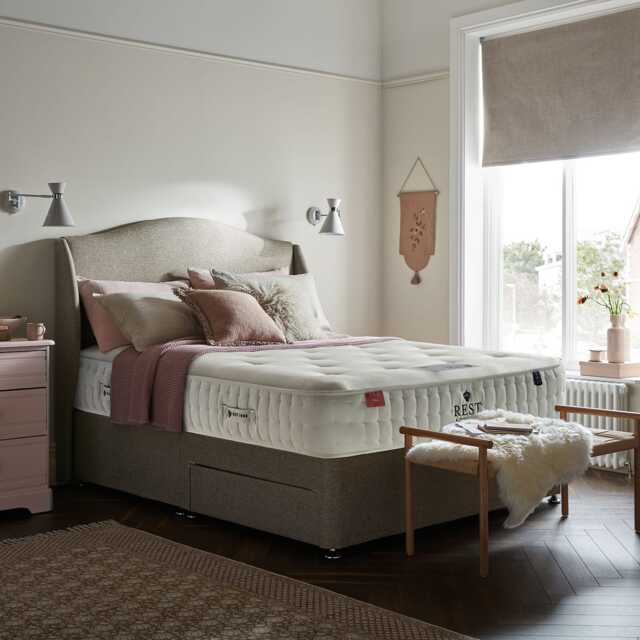 Rest Assured Swaledale 2 Drawer Divan Bed Set, Single