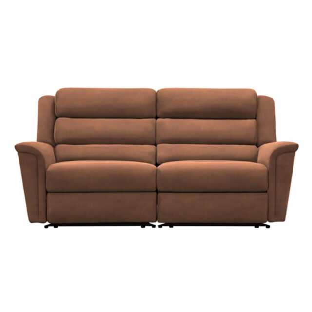 Parker Knoll Colorado Large 2 Seater Power Recliner Leather Sofa, Roma Nutmeg