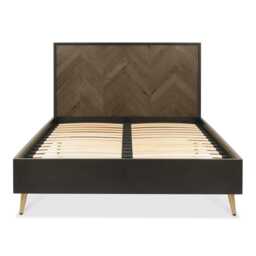 Casa Ashford Panel Bed Frame, Super King, Fumed Oak - thumbnail 3