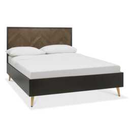 Casa Ashford Panel Bed Frame, Super King, Fumed Oak - thumbnail 2