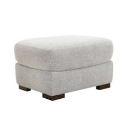 Casa Angus Fabric Footstool, Milan Beige - thumbnail 1
