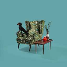 Orla Kiely Alma Fabric Pattern Armchair - thumbnail 2