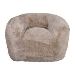 Casa Barney Faux Fur Armchair - thumbnail 1