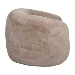 Casa Barney Faux Fur Armchair - thumbnail 4