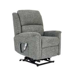 Celebrity Farndon Petite Lift & Rise Recliner Fabric Armchair, Luna Peacock - thumbnail 2