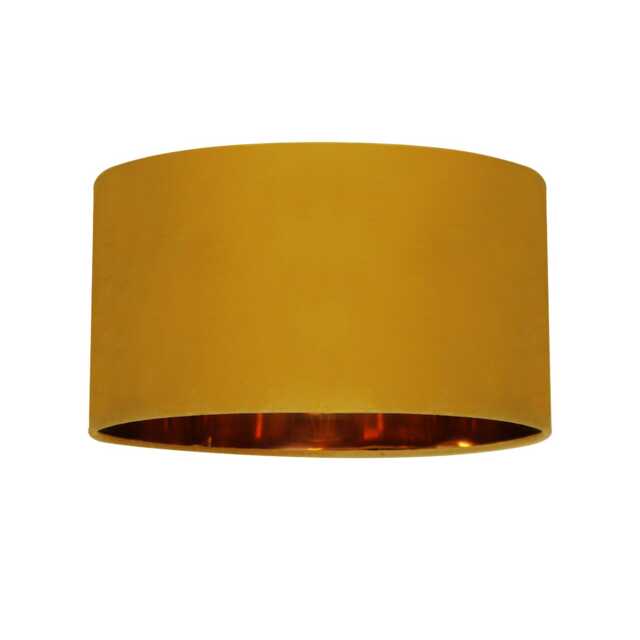 Casa London Lamp Shade, 30cm, Yellow & Gold