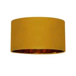 Casa London Lamp Shade, 30cm, Yellow & Gold