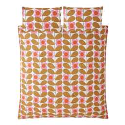 Orla Kiely Stem Bloom Duvet Set, Super King, Saffron - thumbnail 5