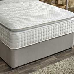 Casa Harmony Divan Bed Set with Floorstanding Headboard, Double