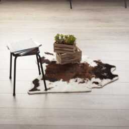 Atmosphera Cow Print Rug, Brown