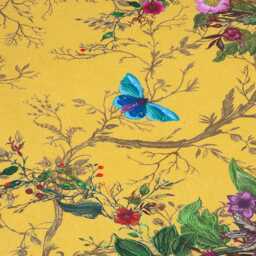Timorous Beasties Bloomsbury Garden Oxford Pillowcase Pair, Cadmium - thumbnail 2