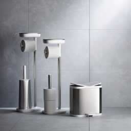 Joseph Joseph EasyStore Toilet Roll Holder, Stainless Steel - thumbnail 3