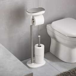 Joseph Joseph EasyStore Toilet Roll Holder, Stainless Steel