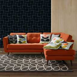 Orla Kiely Ivy Right Hand Facing Fabric Corner Sofa - thumbnail 2