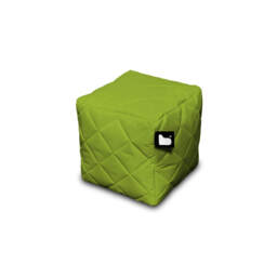 Extreme Lounging B-Box Weather Resistant Quilted Garden Footstool, Lime