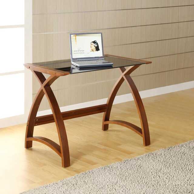 Jual Helsinki 900 Laptop Office Desk, Walnut - image 1