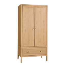 Casa Andorra 1 Drawer Double Wardrobe - thumbnail 1