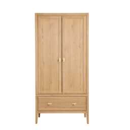 Casa Andorra 1 Drawer Double Wardrobe - thumbnail 2