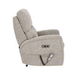 Celebrity Southwell Power Fabric Recliner Armchair, Hessian Llama - thumbnail 3