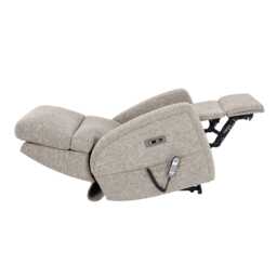 Celebrity Southwell Power Fabric Recliner Armchair, Hessian Llama - thumbnail 4