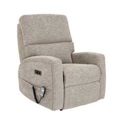 Celebrity Southwell Power Fabric Recliner Armchair, Hessian Llama - thumbnail 2