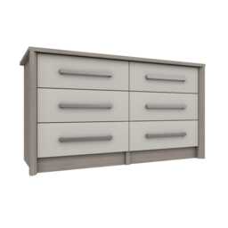 Casa Milan Large 3 Drawer Chest of Drawers - thumbnail 1
