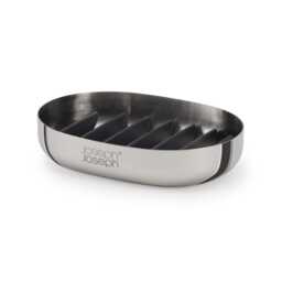 Joseph Joseph EasyStore Luxe Soap Dish, Stainless Steel - thumbnail 4