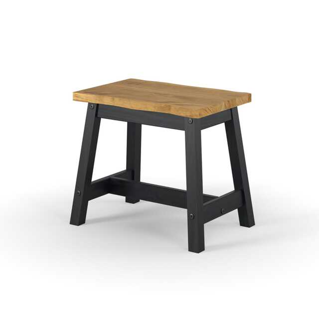 Casa Connor Small Dining Bench, Set of 2, Black