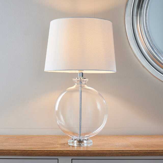 Endon Gideon Table Lamp, White - image 1