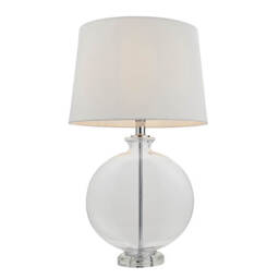 Endon Gideon Table Lamp, White - thumbnail 4