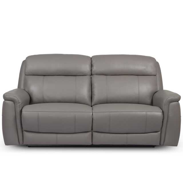 La-Z-Boy Paris 3 Seater Manual Recliner Leather Sofa - image 1