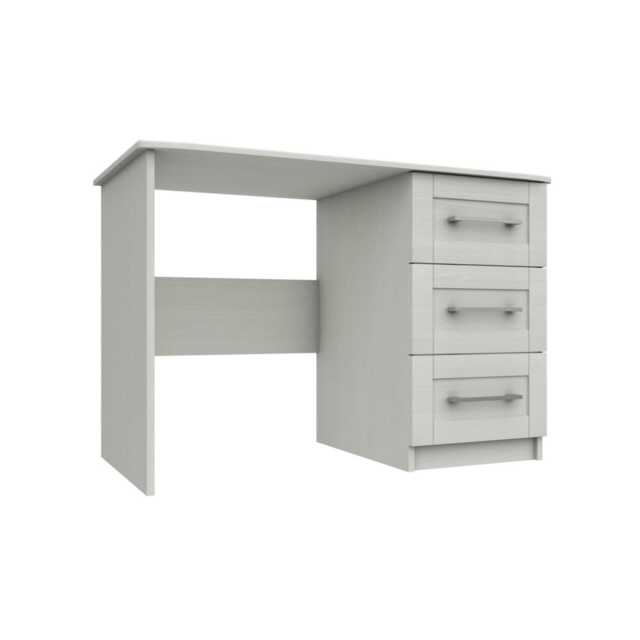 Casa Madrid 3 Drawer Dressing Table, Grey - image 1