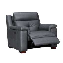 Casa Berlin Power Recliner Leather Armchair with Head Tilt - thumbnail 2