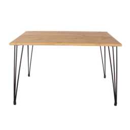 Casa Alden Small Dining Table, Antique Wax - thumbnail 1