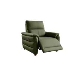 La-Z-Boy Watson Leather Power Recliner Armchair, Cheshire Sage
