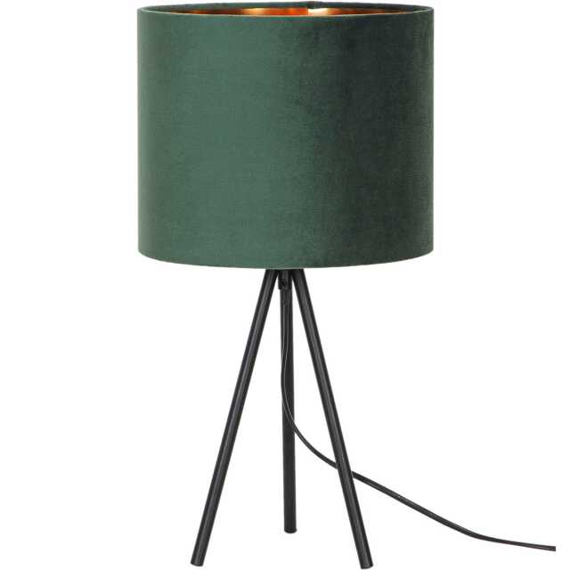 Casa London Tripod Table Lamp, Small, Black & Green - image 1