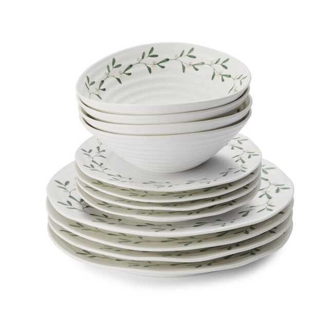 Sophie Conran Mistletoe Dinner Set, 12 Pieces - image 1