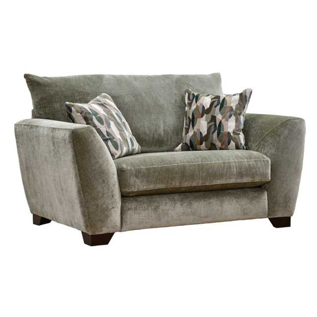Casa Marcy Snuggler Fabric Armchair, Dijon Sage - image 1