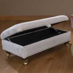 Alstons Charlbury Fabric Ottoman