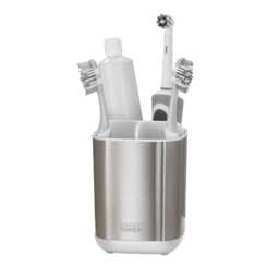 Joseph Joseph EasyStore Toothbrush Holder, Stainless Steel